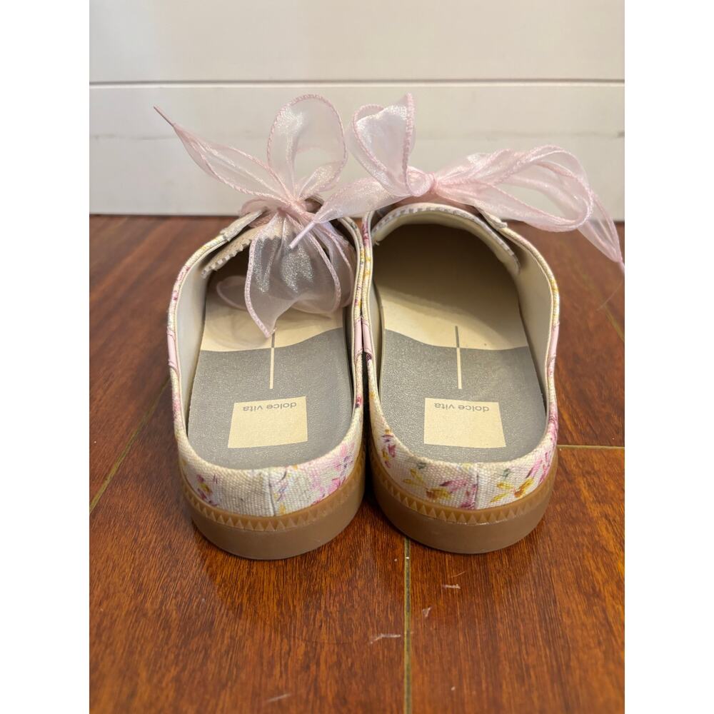 Dolce Vita Women’s Notice Mule Sneakers Pink Cream Floral Size 10.5 NWOB - Picture 4 of 7